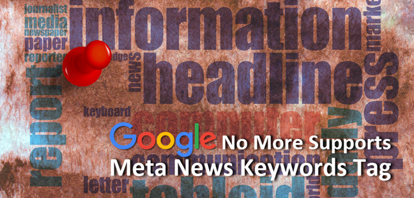 Google Not Supporting Meta News Keywords Tag