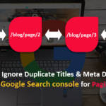 Should You Ignore Duplicate Titles & Meta Descriptions Warning in Google Search console for Paginated URLs