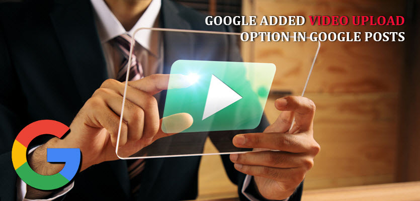 Google Video Uploading Option