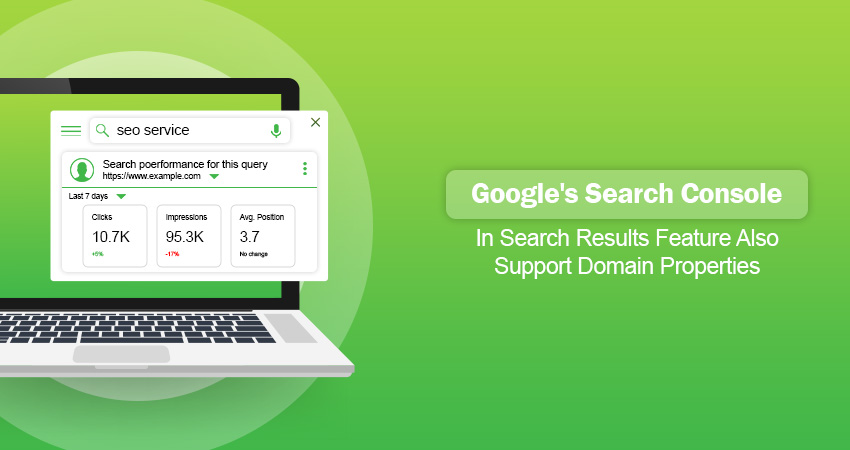 Google Search Console In Search Results Feature