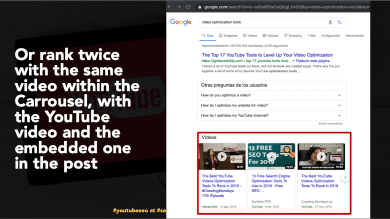 YouTube & Blog Both Rank in Google